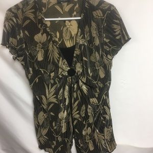 🧨 3/$20 Brittany Black blouse